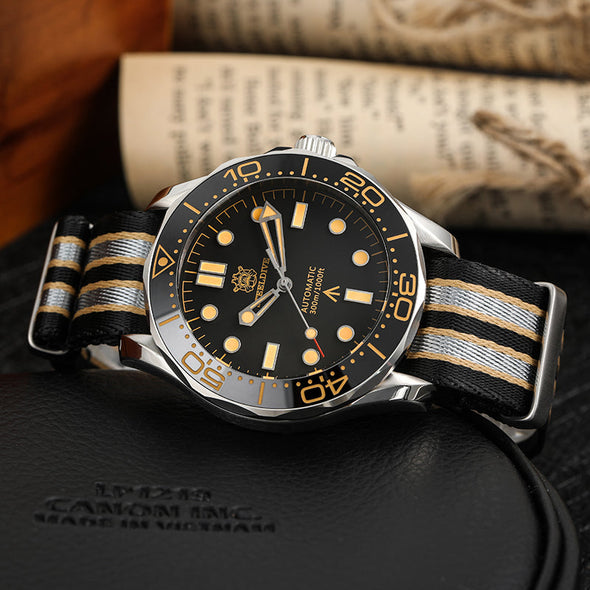 UK Warehouse - Steeldive SD1957 Vintage Sea Ghost Watch