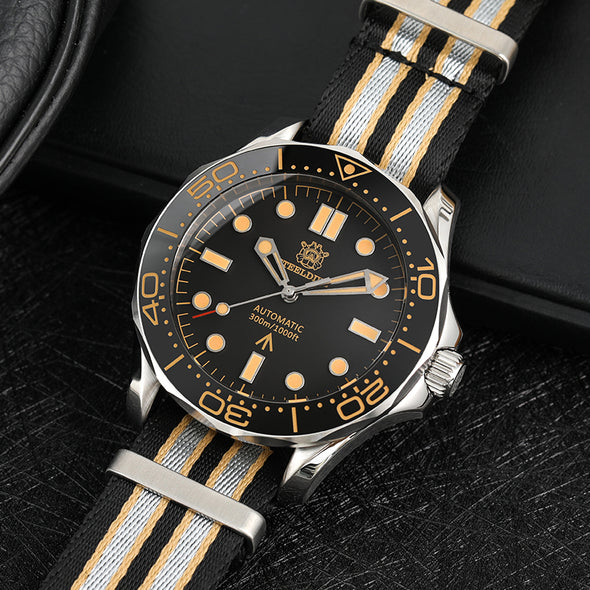 ★BigSale★Steeldive SD1957 Vintage Sea Ghost Watch