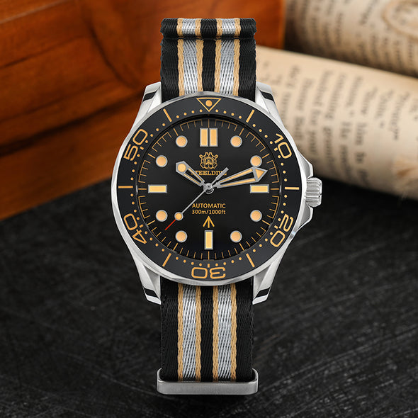 ★BigSale★Steeldive SD1957 Vintage Sea Ghost Watch