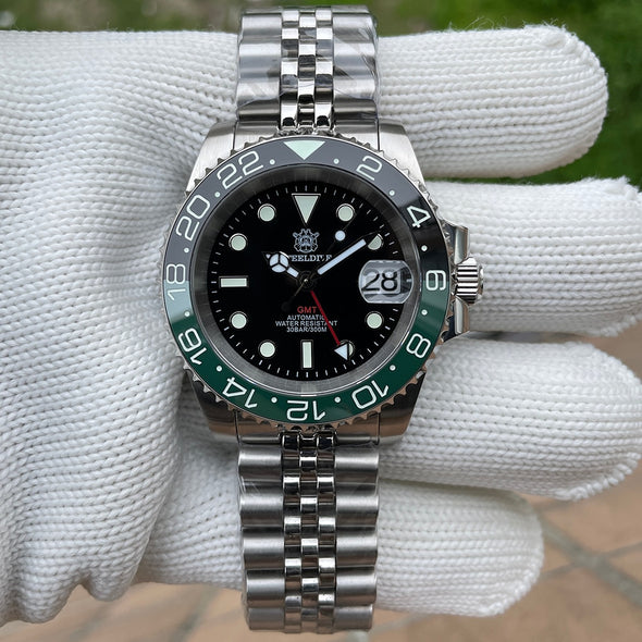 ★BigSale★Steeldive SD1993 NH34 GMT Automatic Watch V2