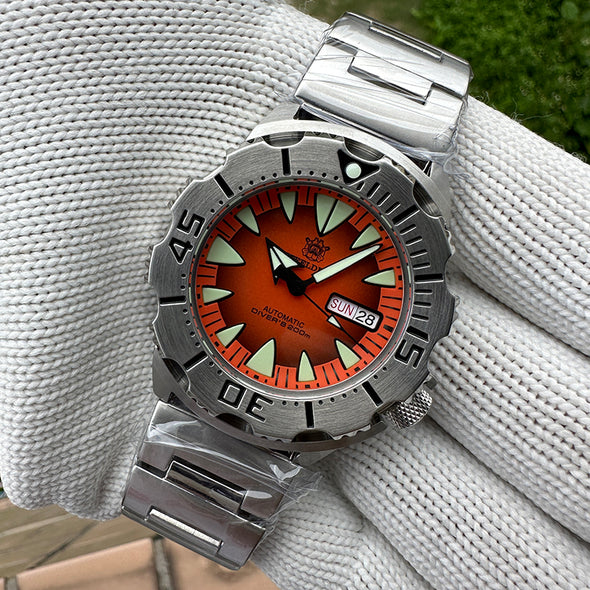 ★BigSale★Steeldive SD1984 NH36 Automatic Monster Men Watch