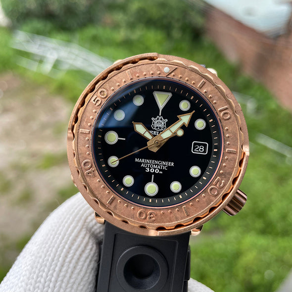 ★BigSale★Steeldive SD1975S Bronze Tuna Diver Watch