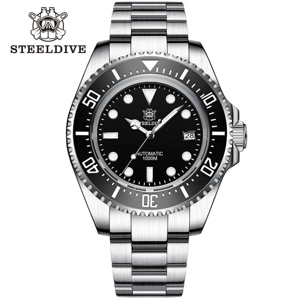 UK Warehouse - STEELDIVE SD1964 Sea-Dweller Sub Dive Watch