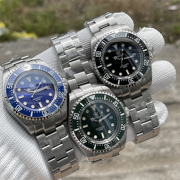 UK Warehouse - STEELDIVE SD1964 Sea-Dweller Sub Dive Watch