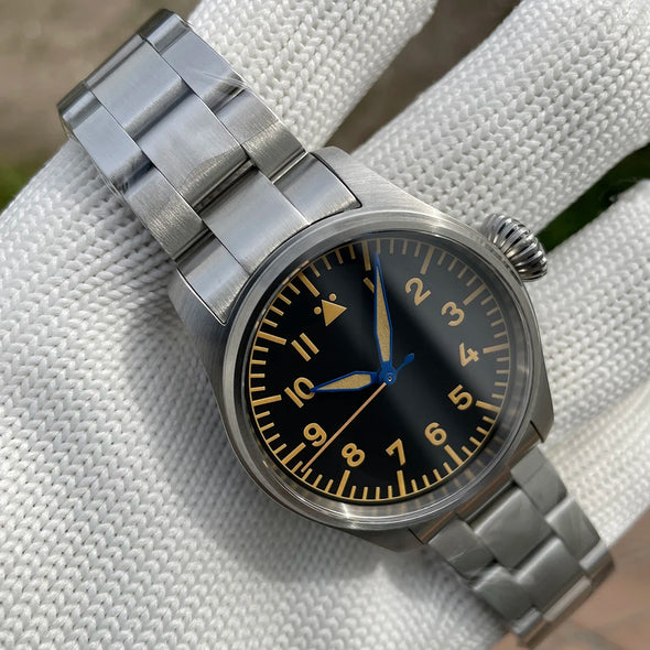 ★BigSale★Steeldive SD1928A Retro Army Pilot Watch