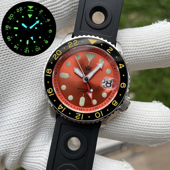 UK Warehouse - Steeldive SD1994 SKX007 NH34 GMT Automatic Watch