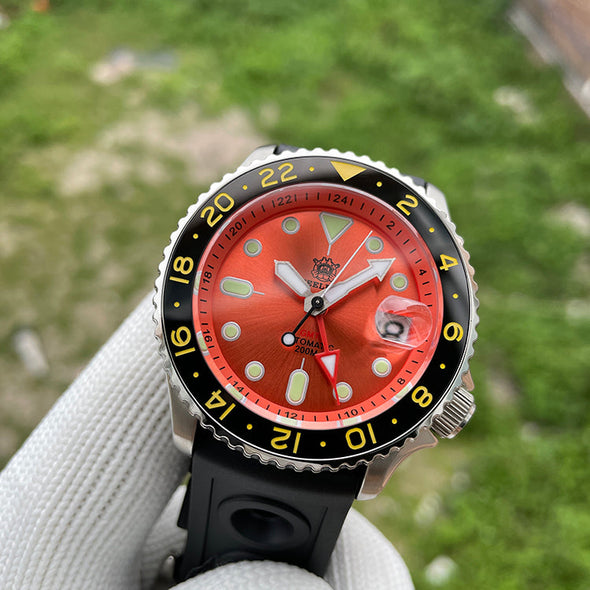 UK Warehouse - Steeldive SD1994 SKX007 NH34 GMT Automatic Watch