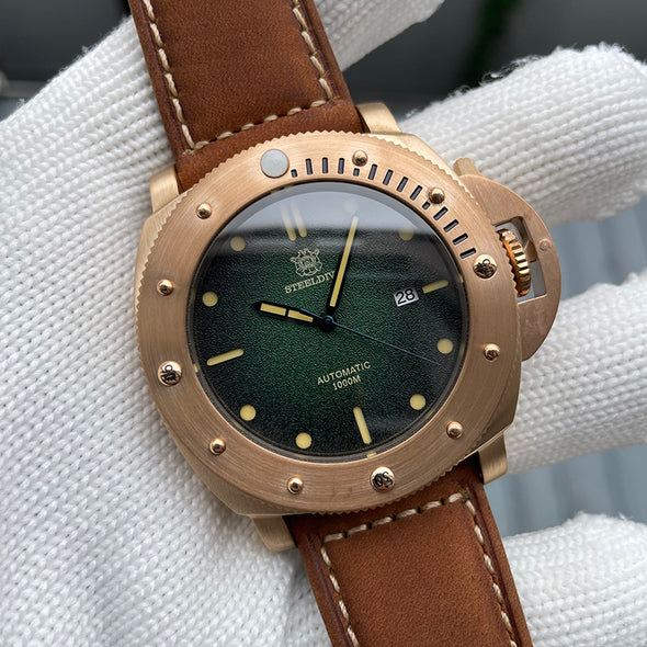 ★BigSale★STEELDIVE SD1956PS 47mm Bronze Watch