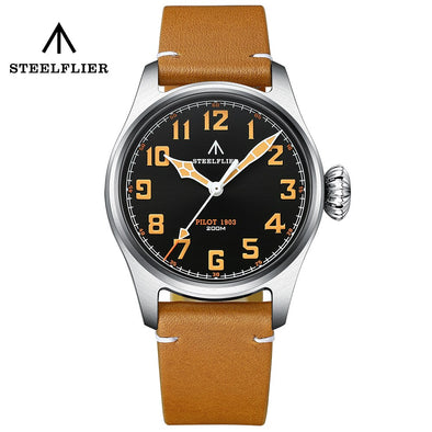 ★BigSale★Steelflier 39mm VH31 Pilot Watch SF740V Onion Crown