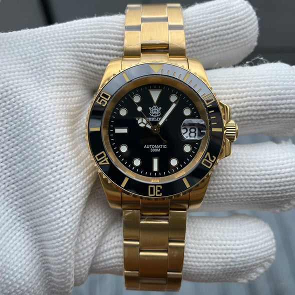 ★BigSale★Steeldive SD1953IPG Golden Sub Dive Watch