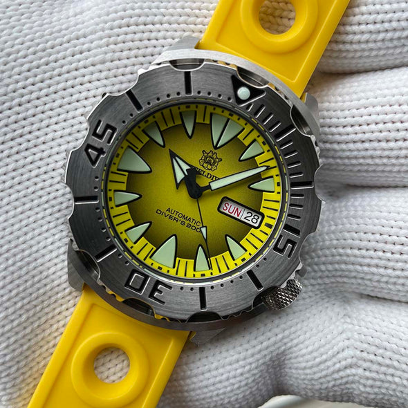 ★BigSale★Steeldive SD1984 NH36 Automatic Monster Men Watch