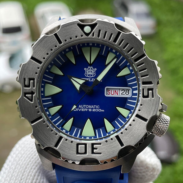 UK Warehouse - Steeldive SD1984 NH36 Automatic Monster Men Watch