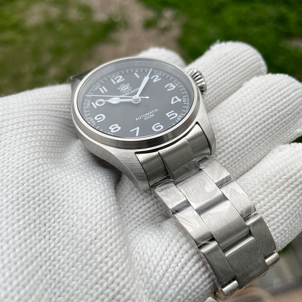 Steeldive SD1928M The Murph Pilot Watch - Onion Crown