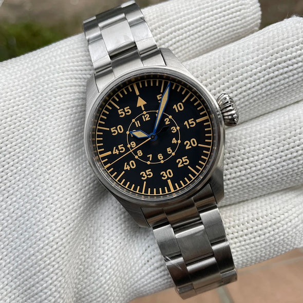 Steeldive SD1928B Retro Militarty Pilot Watch