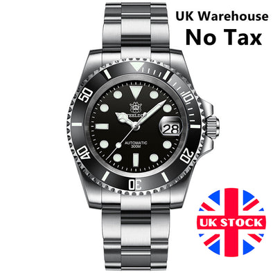 UK Warehouse - Steeldive SD1953 Sub Men Dive Watch V2