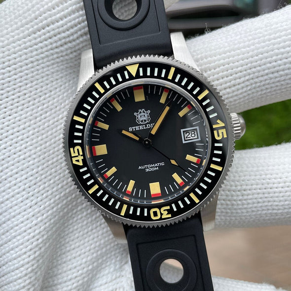 UK Warehouse - Steeldive SD1952T 50-Fathoms Automatic Watch Men