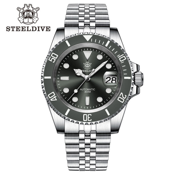 UK Warehouse - Steeldive SD1953 Sub Men Dive Watch V2