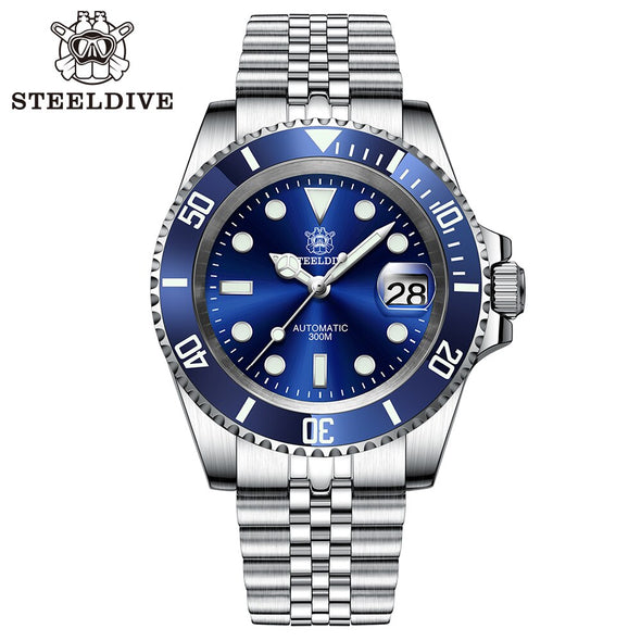 UK Warehouse - Steeldive SD1953 Sub Men Dive Watch V2