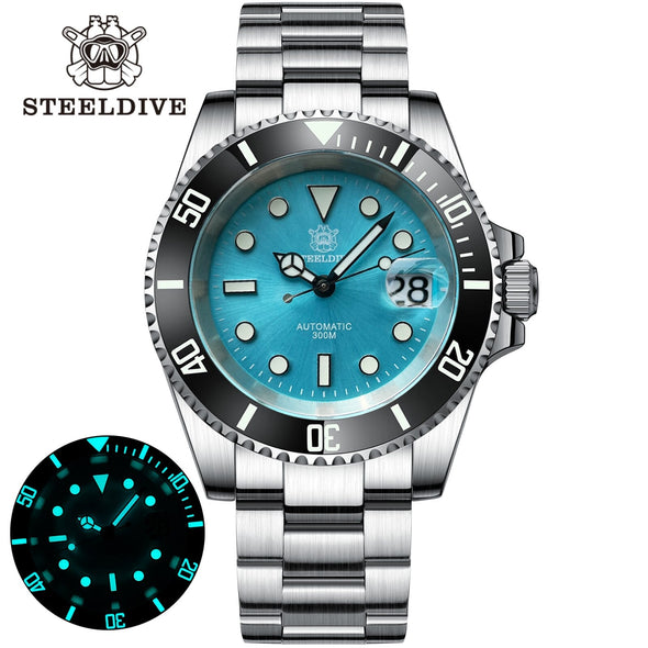 UK Warehouse - Steeldive SD1953 Sub Men Dive Watch V2