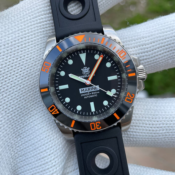 ★BigSale★Steeldive SD1954C Orange Sub Automatic Watch V2