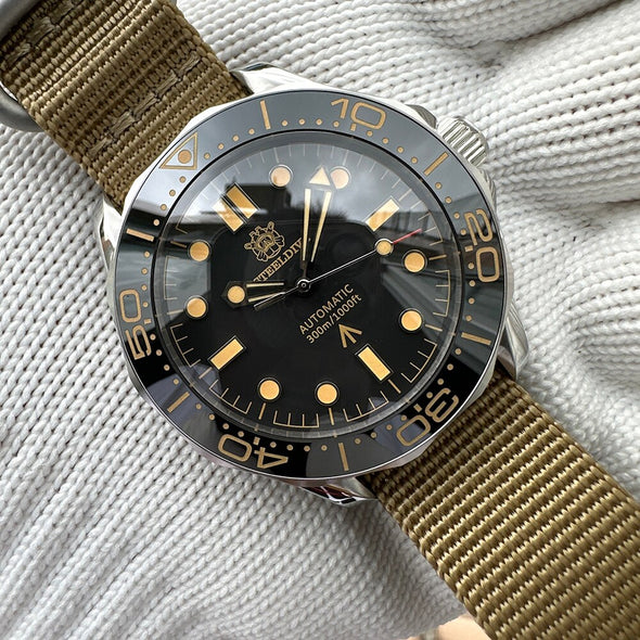 ★BigSale★Steeldive SD1957 Vintage Sea Ghost Watch