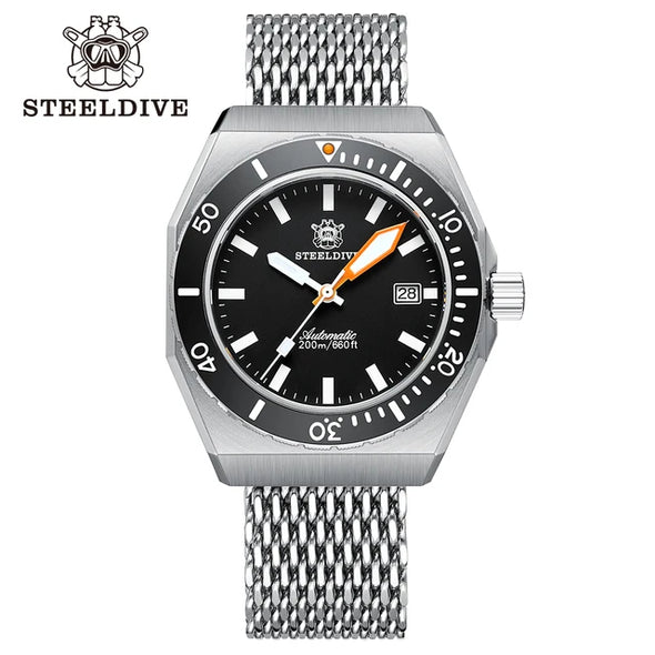 ★BigSale★Steeldive SD1963 NH35 Automatic Men Watch