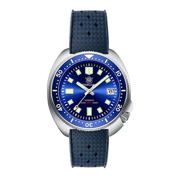 UK Warehouse - Steeldive SD1970 6105 Turtle Diver Watch V2