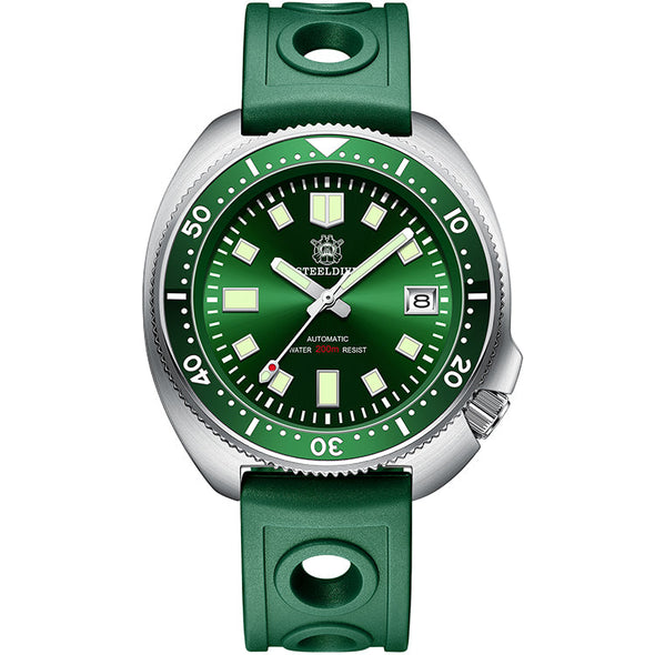 UK Warehouse - Steeldive SD1970 6105 Turtle Diver Watch V2