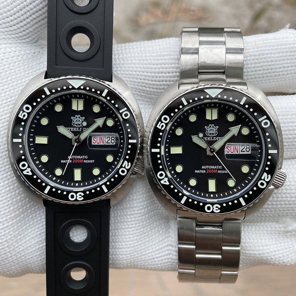 UK Warehouse - STEELDIVE SD1972 6309 King Turtle Dive Watch V2