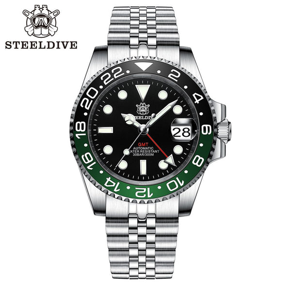 UK Warehouse- Steeldive SD1993 NH34 GMT Automatic Watch