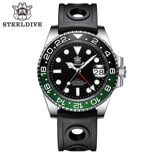 UK Warehouse- Steeldive SD1993 NH34 GMT Automatic Watch