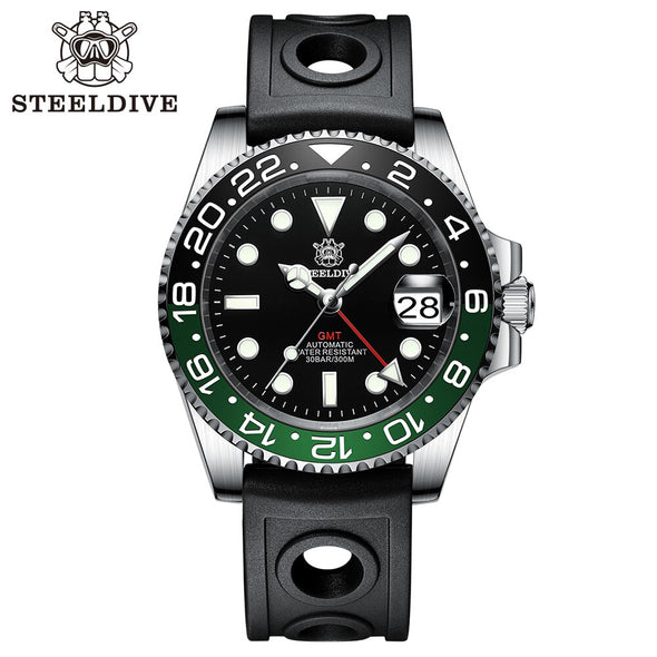 ★BigSale★Steeldive SD1993 NH34 GMT Automatic Watch V2