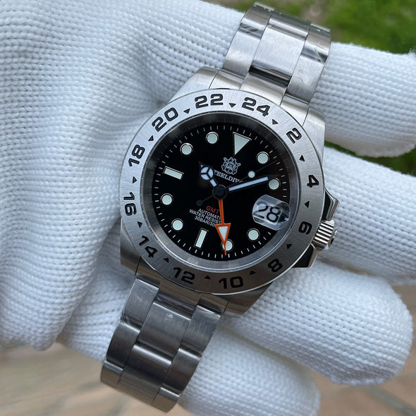 ★BigSale★Steeldive SD1992 NH34 GMT Automatic Watch