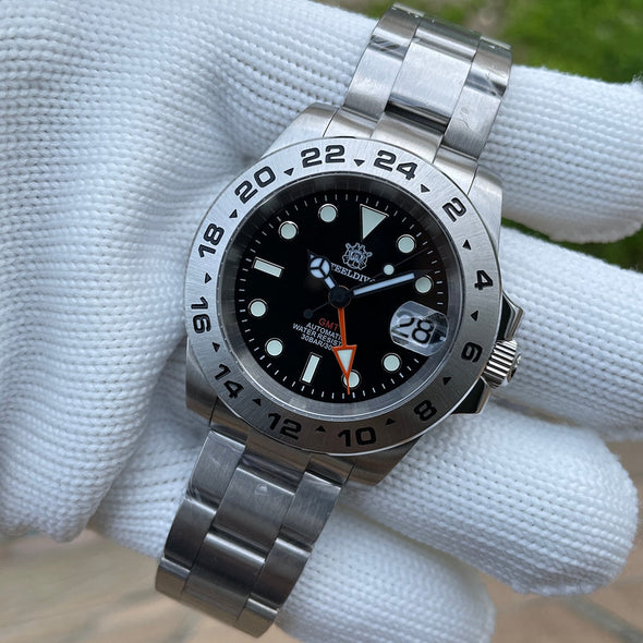 UK Warehouse - Steeldive SD1992 NH34 GMT Automatic Watch