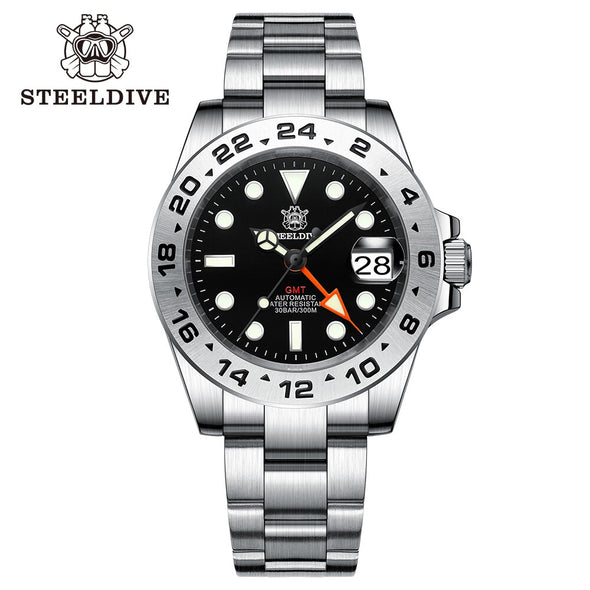 ★BigSale★Steeldive SD1992 NH34 GMT Automatic Watch