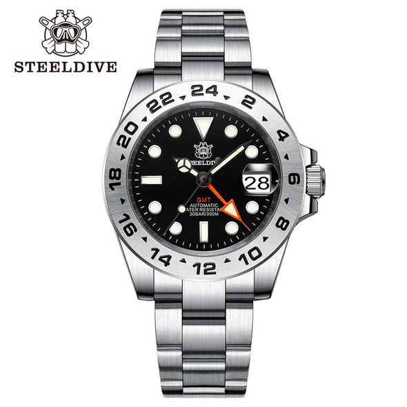 UK Warehouse - Steeldive SD1992 NH34 GMT Automatic Watch