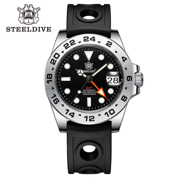 UK Warehouse - Steeldive SD1992 NH34 GMT Automatic Watch