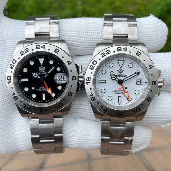 UK Warehouse - Steeldive SD1992 NH34 GMT Automatic Watch