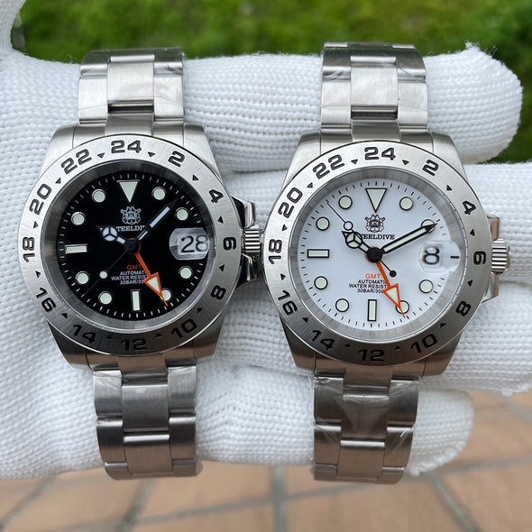 ★BigSale★Steeldive SD1992 NH34 GMT Automatic Watch