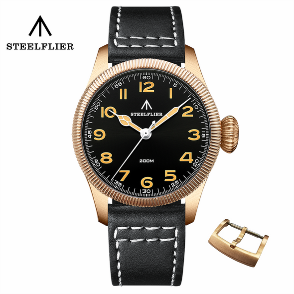 Steelflier VH60 Bronze Filed Watch SF741S