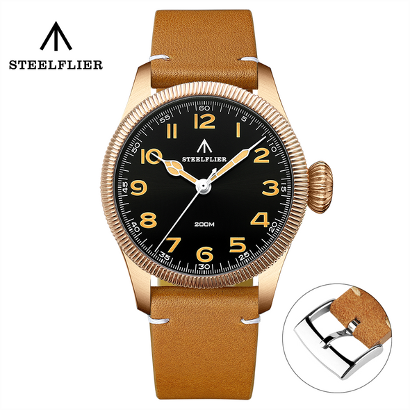 Steelflier VH60 Bronze Filed Watch SF741S