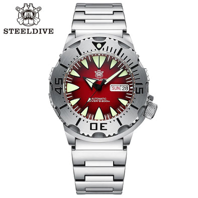 ★BigSale★Steeldive SD1984 NH36 Automatic Monster Men Watch