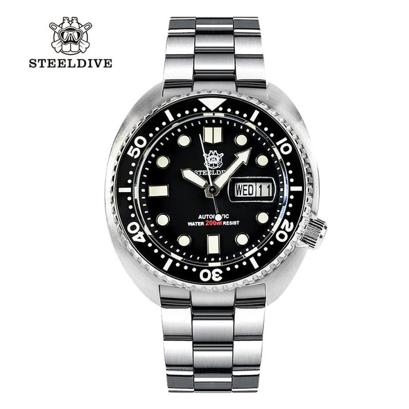 UK Warehouse - STEELDIVE SD1972 6309 King Turtle Dive Watch V2