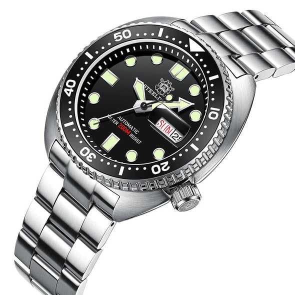 UK Warehouse - STEELDIVE SD1972 6309 King Turtle Dive Watch V2