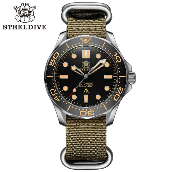 ★BigSale★Steeldive SD1957 Vintage Sea Ghost Watch