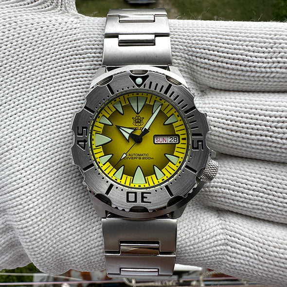 ★BigSale★Steeldive SD1984 NH36 Automatic Monster Men Watch