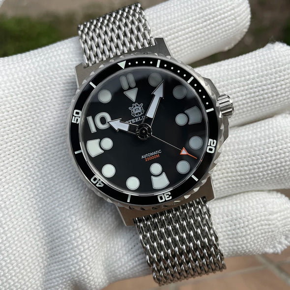 ★BigSale★Steeldive SD1982 Big Size 46.5MM 25000M Diver Watch