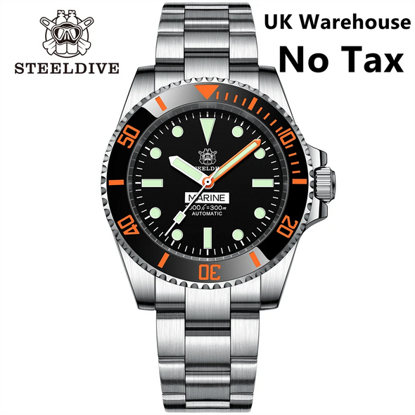 UK Warehouse - Steeldive SD1954 Marine Sub Automatic Watch