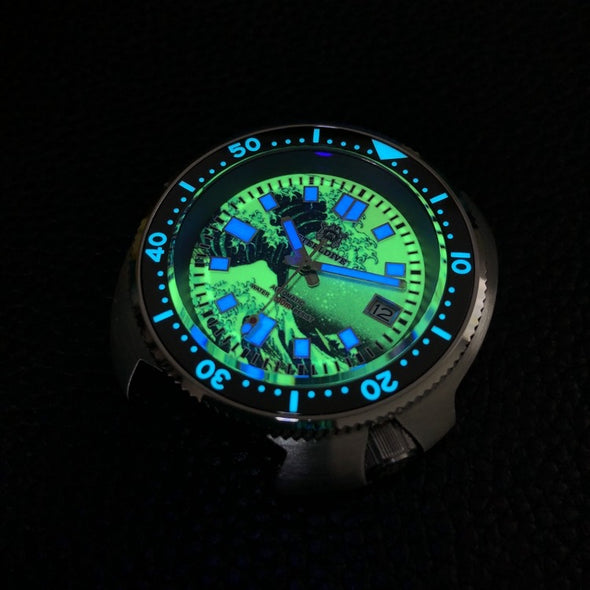 Steeldive SD1970 Great Wave Turtle Diver Watch