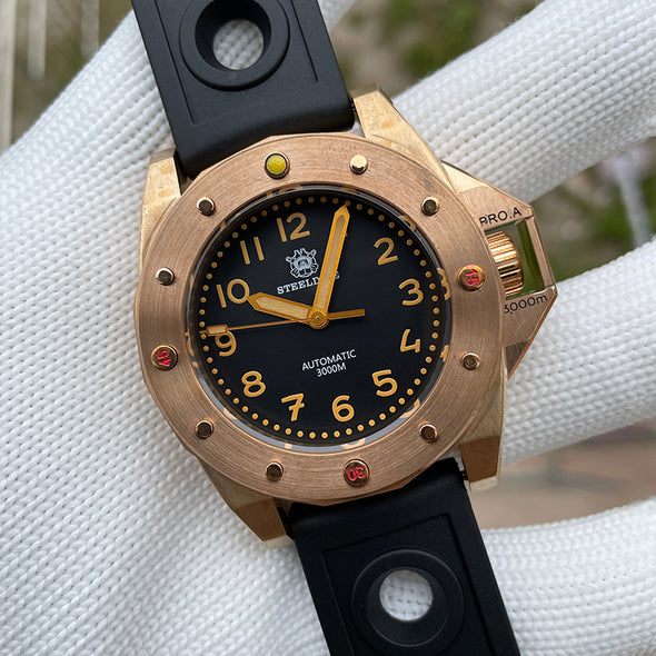 ★BigSale★Steeldive SD1945S Bronze 3000m Deep Dive Watch